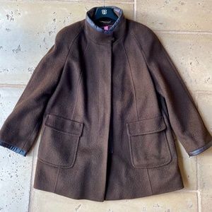 Basler Dark Brown Cape Coat
